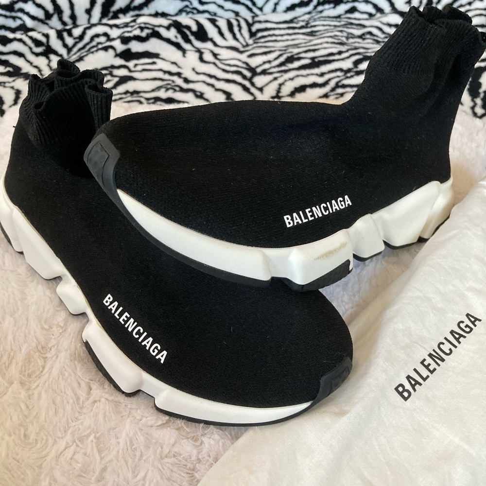 Balenciaga Speed Recycled Knit Sneaker Never worn with original bag